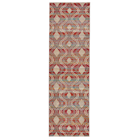 Jaipur Living Rhythmik By Nikki Chu Red Runner 26 X 80 Area Rug RUG145996 803-139370 Image 0
