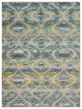 Jaipur Living Rhythmik By Nikki Chu Blue Runner 2'6" X 8'0" Area Rug RUG146001 803-139375