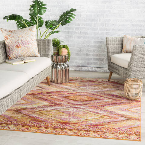 Jaipur Living Rhythmik By Nikki Chu Orange 53 X 76 Area Rug RUG146013 803-139387 Image 4