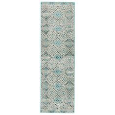 Jaipur Living Rhythmik by Nikki Chu Blue Runner 6 to 9 ft Polypropylene Carpet 139391