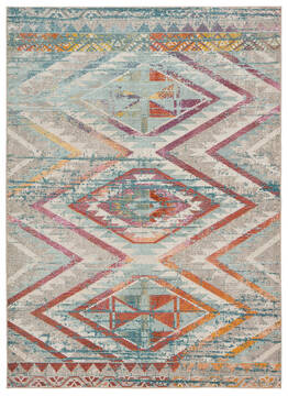 Jaipur Living Rhythmik by Nikki Chu Grey Rectangle 4x6 ft Polypropylene Carpet 139397