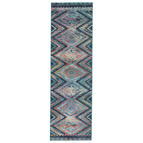 Jaipur Living Rhythmik By Nikki Chu Blue Runner 26 X 80 Area Rug RUG145849 803-139401 Image 0
