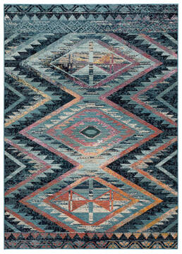 Jaipur Living Rhythmik by Nikki Chu Blue Rectangle 4x6 ft Polypropylene Carpet 139402
