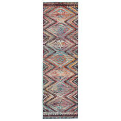 Jaipur Living Rhythmik by Nikki Chu Multicolor Runner 6 to 9 ft Polypropylene Carpet 139406