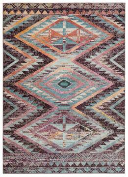 Jaipur Living Rhythmik by Nikki Chu Multicolor Rectangle 4x6 ft Polypropylene Carpet 139407