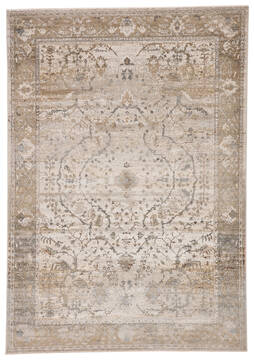 Jaipur Living Sinclaire Grey Rectangle 5x8 ft Polyester Carpet 139489