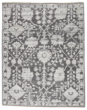 Jaipur Living Sonnette Grey Rectangle 6x9 ft Wool Carpet 139520
