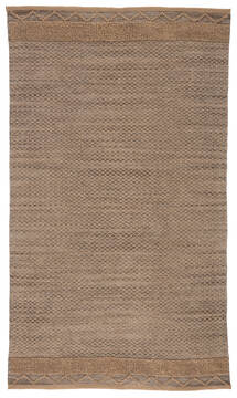 Jaipur Living Somerset Grey Rectangle 5x8 ft Rayon and Jute Carpet 139566