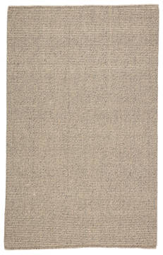 Jaipur Living Tioman Grey Rectangle 2x3 ft Wool and Jute Carpet 139605