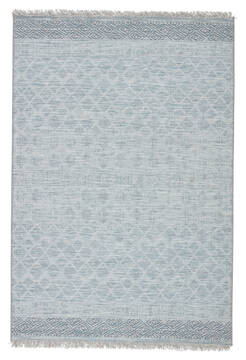 Jaipur Living Tikal Blue Rectangle 5x8 ft Polypropylene and Polyester Carpet 139635