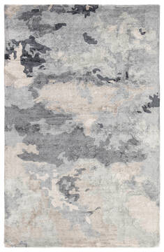 Jaipur Living Transcend Grey Rectangle 9x12 ft Viscose Carpet 139648