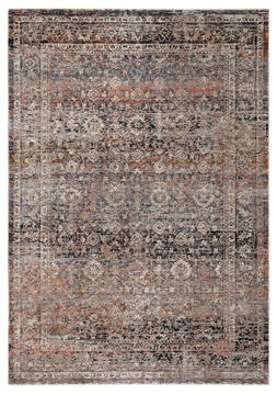 Jaipur Living Valentia Grey Rectangle 8x10 ft Polyester and Viscose Carpet 139678