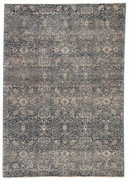 Jaipur Living Valentia Grey Runner 10 to 12 ft Polyester and Viscose Carpet 139687