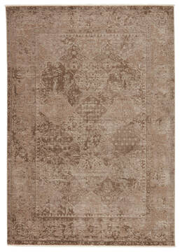 Jaipur Living Vienne Beige Rectangle 5x8 ft Polyester and Viscose Carpet 139765