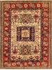 Kazak Beige Hand Knotted 511 X 77  Area Rug 700-139927 Thumb 0