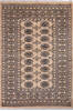 Bokhara Beige Hand Knotted 41 X 60  Area Rug 700-139933 Thumb 0