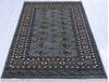Bokhara Grey Hand Knotted 40 X 63 Area Rug 700-139934 Thumb 1