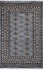 Bokhara Grey Hand Knotted 40 X 63 Area Rug 700-139934 Thumb 0