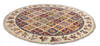 Chobi Beige Round Hand Knotted 69 X 69  Area Rug 700-139940 Thumb 2