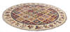 Chobi Beige Round Hand Knotted 69 X 69 Area Rug 700-139940 Thumb 2