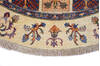 Chobi Beige Round Hand Knotted 69 X 69 Area Rug 700-139940 Thumb 4