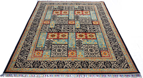 Chobi Black Hand Knotted 56 X 711 Area Rug 700-139944 Image 1