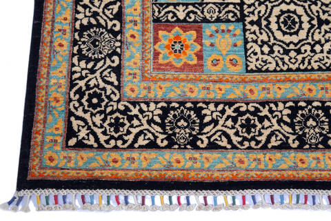 Chobi Black Hand Knotted 56 X 711 Area Rug 700-139944 Image 6