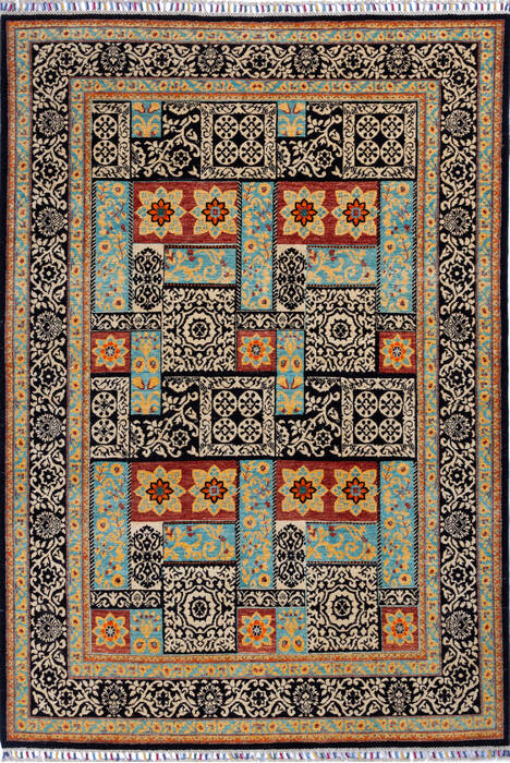 Chobi Black Hand Knotted 56 X 711 Area Rug 700-139944 Image 0
