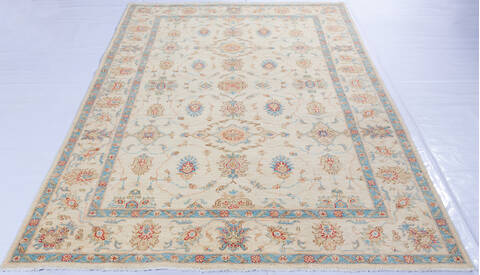 Chobi White Hand Knotted 57 X 85 Area Rug 700-139946 Image 1
