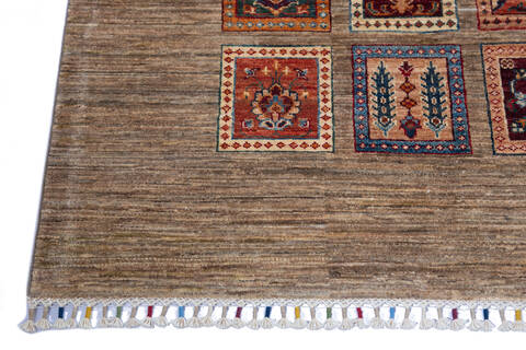 Chobi Brown Hand Knotted 511 X 80 Area Rug 700-139949 Image 4