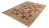 Chobi Brown Hand Knotted 511 X 80  Area Rug 700-139949 Thumb 2