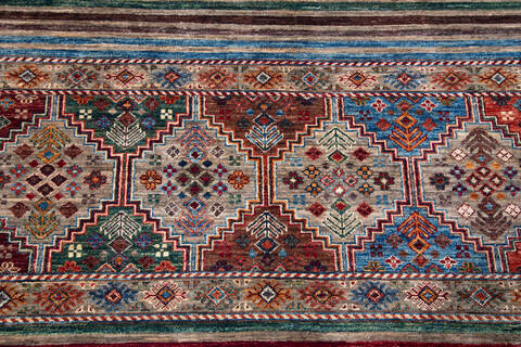 Chobi Multicolor Hand Knotted 50 X 66 Area Rug 700-139950 Image 4