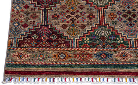 Chobi Multicolor Hand Knotted 50 X 66 Area Rug 700-139950 Image 5