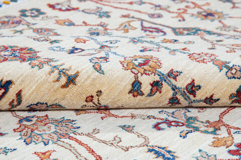Chobi Beige Hand Knotted 57 X 711 Area Rug 700-139952 Image 5