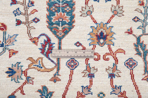 Chobi Beige Hand Knotted 57 X 711 Area Rug 700-139952 Image 7