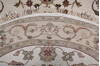 Jaipur White Round Hand Knotted 41 X 42 Area Rug 905-139961 Thumb 4