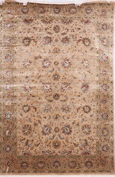 Jaipur Brown Hand Knotted 6'1" X 9'2"  Area Rug 905-139964
