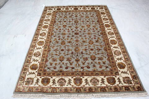 Jaipur Blue Hand Knotted 50 X 73 Area Rug 905-139965 Image 5