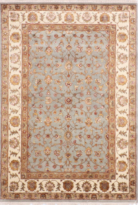 Jaipur Blue Hand Knotted 50 X 73 Area Rug 905-139965 Image 0