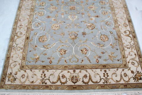 Jaipur Blue Hand Knotted 50 X 71 Area Rug 905-139966 Image 2