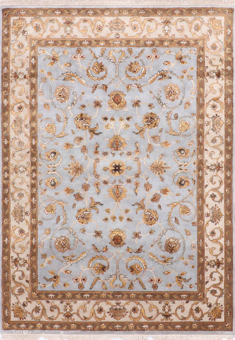 Jaipur Blue Hand Knotted 51 X 71 Area Rug 905-139967 Image 0