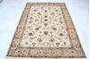 Jaipur White Hand Knotted 50 X 73  Area Rug 905-139971 Thumb 5