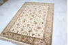 Jaipur White Hand Knotted 51 X 72 Area Rug 905-139972 Thumb 4