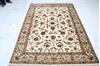 Jaipur White Hand Knotted 51 X 72 Area Rug 905-139972 Thumb 5