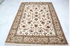 Jaipur White Hand Knotted 51 X 73  Area Rug 905-139973 Thumb 5