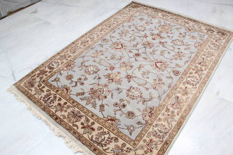 Jaipur Blue Hand Knotted 51 X 72 Area Rug 905-139974 Image 4