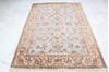 Jaipur Blue Hand Knotted 51 X 72 Area Rug 905-139974 Thumb 1