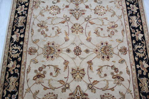 Jaipur Beige Hand Knotted 50 X 74 Area Rug 905-139976 Image 3