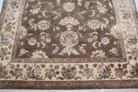 Jaipur Brown Hand Knotted 51 X 71 Area Rug 905-139978 Image 2