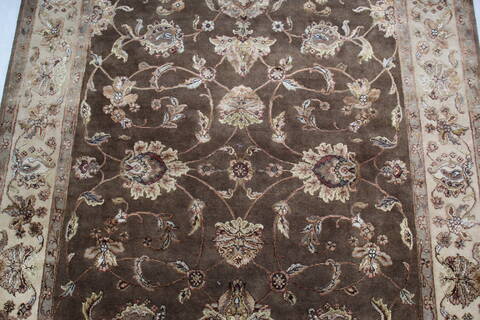 Jaipur Brown Hand Knotted 51 X 71 Area Rug 905-139978 Image 4